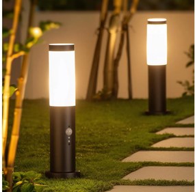 BRILAGI - Външна лампа NOVA със сензор 1xE27/15W/230V 40 cm IP44 черна