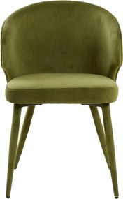 Зелени тапицирани трапезни столове в комплект 2 бр. Kosaka – Light &amp; Living