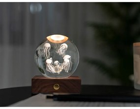 Тъмнокафява светлинна декорация с USB Amber – Gingko