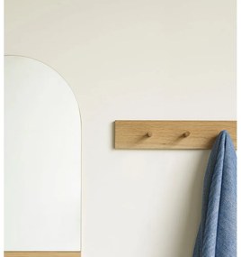 Стенна закачалка от масивен дъб в естествен цвят Folk – Hübsch