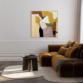 Ръчно рисувана картина с включена рамка/върху платно 101x101 cm Featured – Malerifabrikken