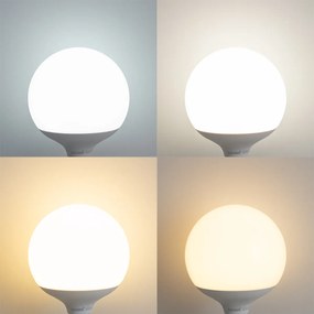 Комплект от 5 Smart E27 LED крушки G120 матови RGBW 9W 806 lm 2700-6500K