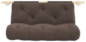 Тъмнокафяв разтегателен диван от рипсено кадифе 135 cm Hooked – Karup Design