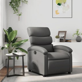371716 vidaXL Наклоняем стол, сив, изкуствена кожа