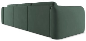 Зелен ъглов диван (десен ъгъл) Hoku – Makamii