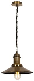 Висящо осветително тяло бронзово с метален абажур ø 30 cm Sivani – Opviq lights
