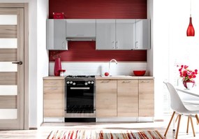 Състав на кухня Eco 2.1-Fusiko anoixto–Gkri Gualistero