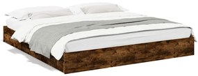 3280640 vidaXL Рамка за легло с чекмедже опушен дъб 180x200 см инженерно дърво