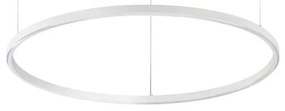 Ideal Lux - LED полилей на кабел ORACLE SLIM LED/40W/230V/3000K Ø 70 см бял