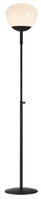 Черна подова лампа , височина 151 cm Rise - Markslöjd