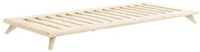 Единично легло от борова дървесина с решетка 90x200 cm Senza - Karup Design