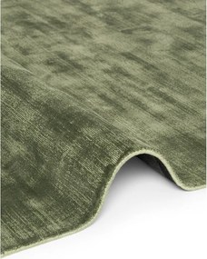 Зелен ръчно изработен килим от вискоза 160x230 cm Noemi – Vikosa