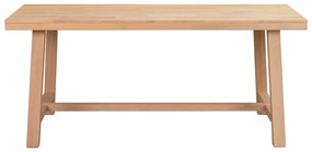 Трапезна маса от полирана дъбова дървесина , 170 x 95 cm Brooklyn - Rowico