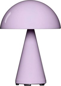 Светлорозова LED затъмняваща се настолна лампа (височина 20 cm) Mush – Hübsch