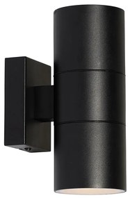 Модерна външна стенна лампа черна 2-светлина AR70 IP44 - Duo