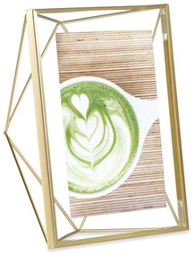 Метална стойка/рамка за стена в златист цвят 18x23 cm Prisma - Umbra