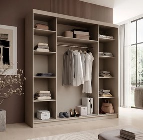 Гардероб Barry 200 плъзгащ-Кашмир