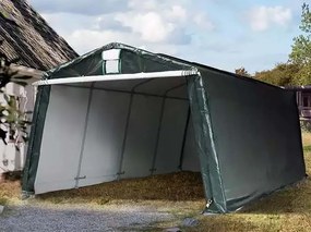 Гараж за автомобил 3,3x6,2 м Тъмнозелен