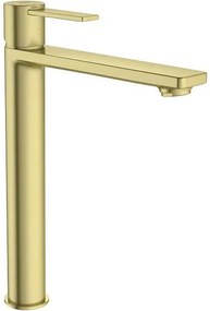 Смесител за умивалник, висока база, Targa, brushed brass
