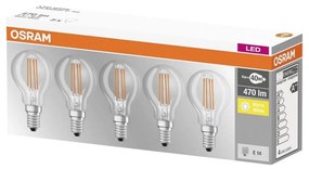 К-кт 5 бр. LED Крушки VINTAGE E14/4W/230V 2700K - Osram