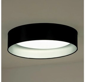 Duolla - LED Плафониера ROLLER LED/24W/230V черен/сребрист