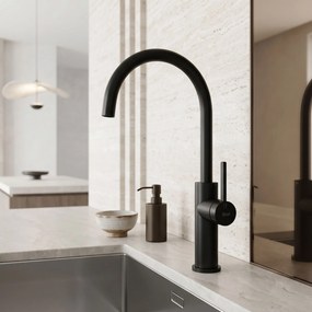 Смесител за кухня REA Rivo Black