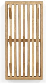 Стенна закачалка от масивен дъб в естествен цвят Parco – Spinder Design
