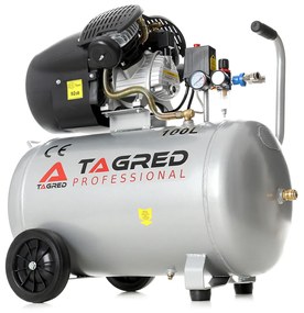 Маслен компресор 3500W 100L 230V 2 бутала, сепаратор, 2 x масло TA361