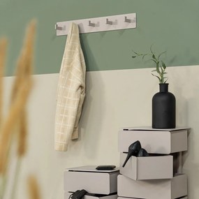 Сиво-бежова метална закачалка за стена Leatherman - Spinder Design