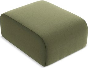 Зелена кадифена табуретка Lani – Makamii