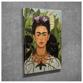 Репродукция на стена върху платно Frida Kahlo, 30 x 40 cm - Wallity