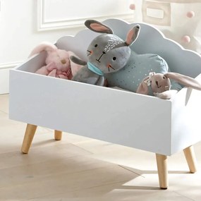 Детски скрин за съхранение atmosphera Cloud MDF - Бял