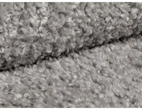 Светлосива табуретка от букле Dia – Micadoni