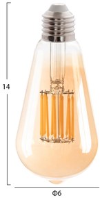 LED крушка HM4189.02 златист цвят