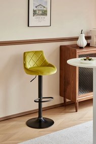 Бар стол Velluto-жълт (2) парчета