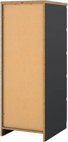 Тъмносив скрин 40x111x50 cm Naia – Tvilum