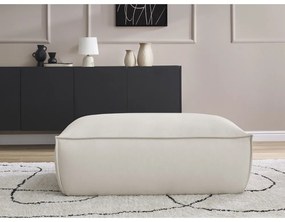 Бежова табуретка от изкуствена кожа Boheme – Bobochic Paris