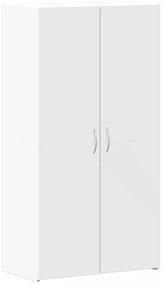 840772 vidaXL Шкаф за документи, бял, 60x32x115 см, инженерно дърво