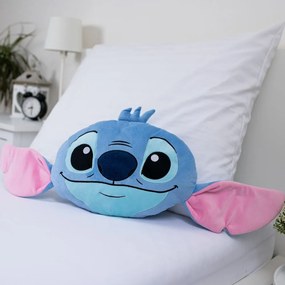 Детска възглавница от флийс 41x32 cm Lilo and Stitch "Blue" – Jerry Fabrics