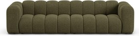 Зелен шенилов диван 290 cm Lupine – Micadoni