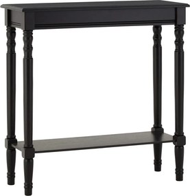 Черна конзолна маса от масивен бор 30x80 cm Heritage – Premier Housewares
