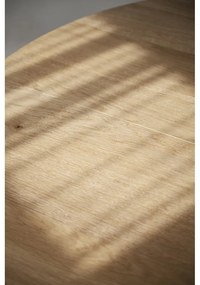 Кръгла сгъваема трапезна маса от декор от дъб в естествен цвят ø 130 cm Glenside – Rowico