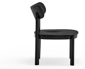 Черен трапезен стол в декор от пепел Nara - Teulat