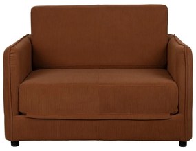 Оранжево-кафяво кресло Jopie – White Label