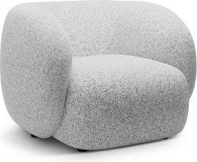 Светлосиво кресло Kate – Micadoni