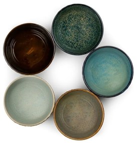 Порцеланови чаши в комплект от 5 бр. 200 ml Sara – Bredemeijer