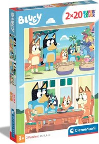 Clementoni - Пъзел Bluey 24807 2х20ч.