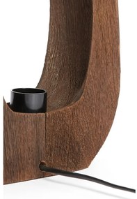 Кафява настолна лампа (височина 30 cm) Kelafo – Light &amp; Living