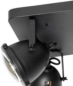 Индустриален прожектор черен 4-светлина - Emado