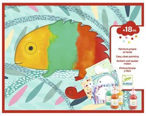 Djeco - Комплект за оцветяване с пръсти Squirt and spread DJ09878